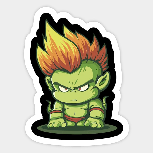 baby blanka Sticker by rocknerd